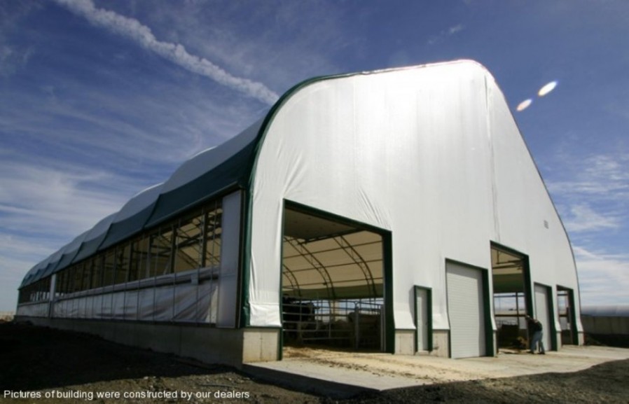 fabric covered structure